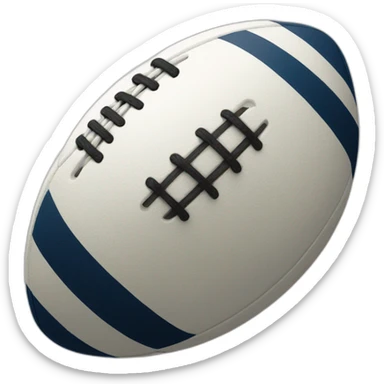 rugby ball sticker