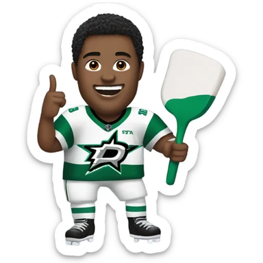 Dallas Stars hockey fan sticker