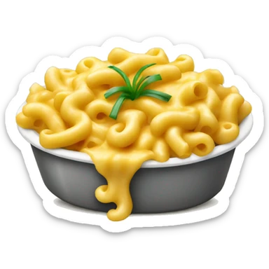 Mac and cheese with green onions  sticker