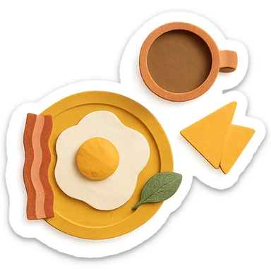 breakfast sticker