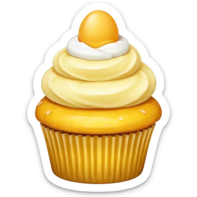 Cupcake With Egg Yolk sticker