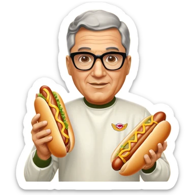 Vince Lombardi, trophy hot dog sticker