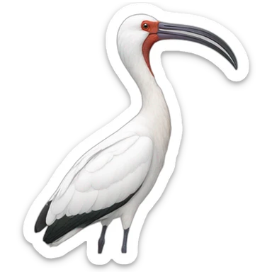 Australian white ibis sticker