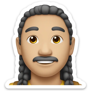 cô gái đang bán mực sticker