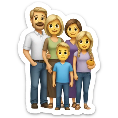 family europeans sticker