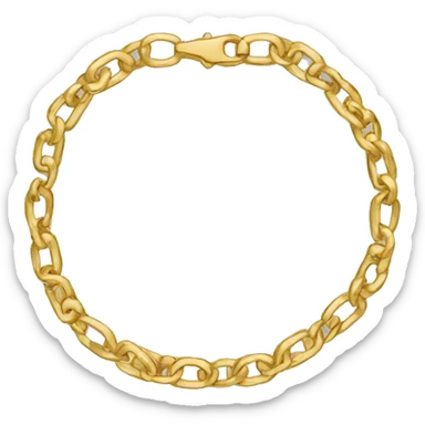 gold bracelet sticker