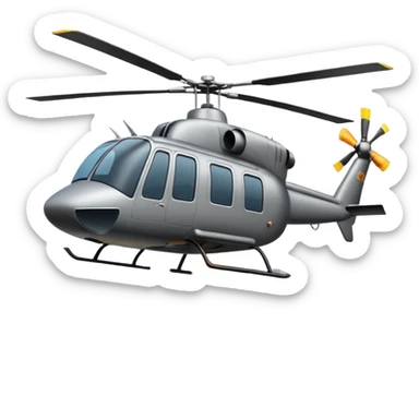  helicopter with smoke sticker