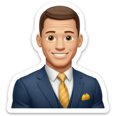 john cena in suit sticker