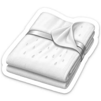 wet towel for the sick sticker