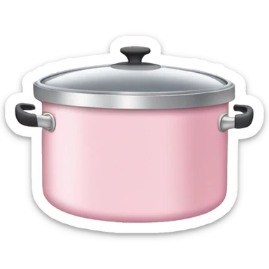 Light pink cooking pan sticker