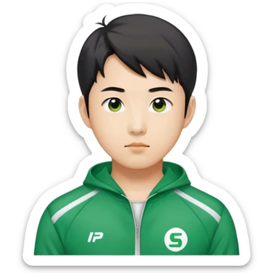 seong gi hun from squid game sticker