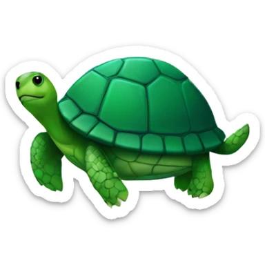 turtle on a fridge sticker