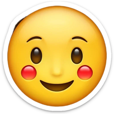 create a realistic emoji showing something showing real time dat sticker