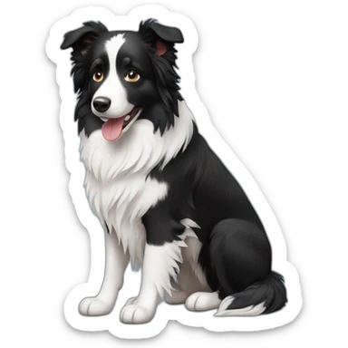 Border collie sticker
