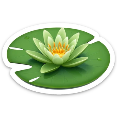 Lily pad only sticker
