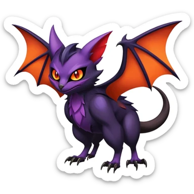 Noibat-Noivern-Litten-Hybrid sticker