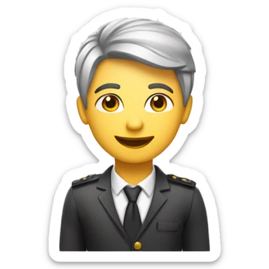 Gender neutral to represent inclusiveness.
Professional and modern outfit.
Friendly and welcoming traits.
Smiling and welcoming to reflect friendliness and personalized support.
 sticker