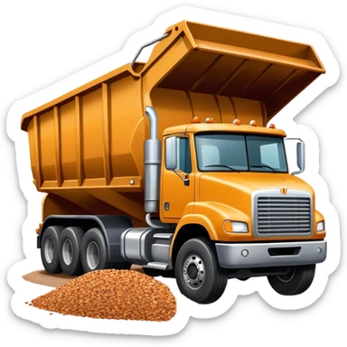 18 Wheeler dumping sticker