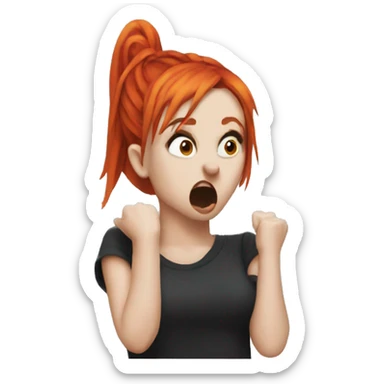Hayley Williams frustrated sticker