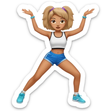 Girl twerking  sticker