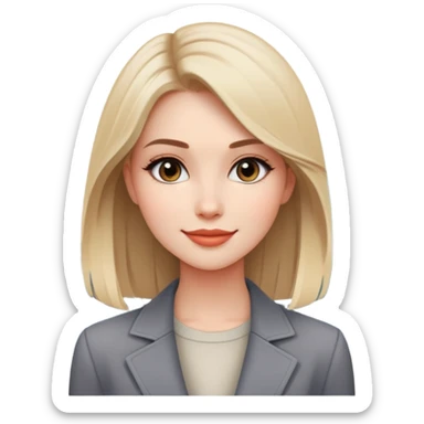 A charming girl with captivating features, dressed in modern chic fashion, with a confident yet gentle expression. She has straight hair, flawless skin, and a subtle smile, standing in front of an urban city backdrop sticker