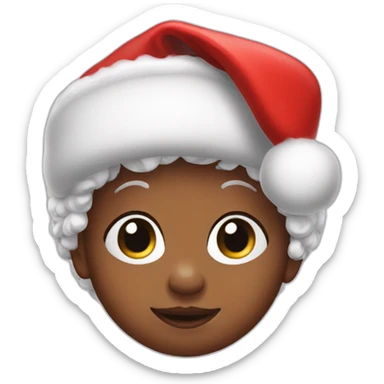 baby santa little sticker