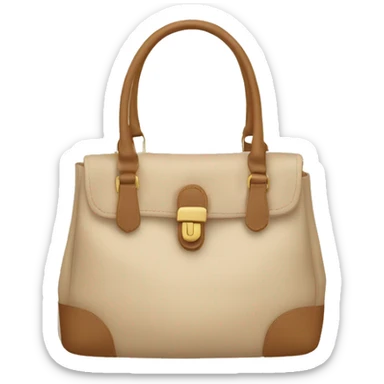 aesthetic beige bag sticker