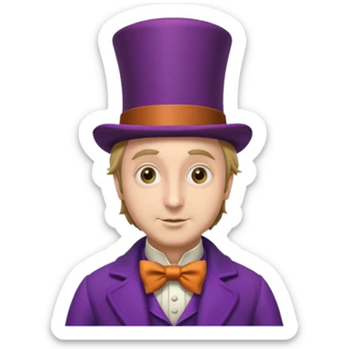 willy wonka sticker