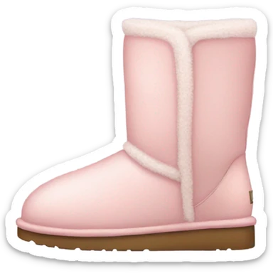 light pink uggs sticker