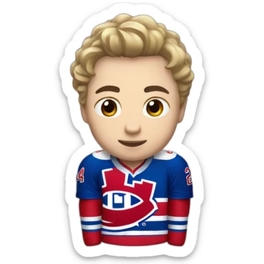 Nick suzuki hockey player for the montreal canadien sticker