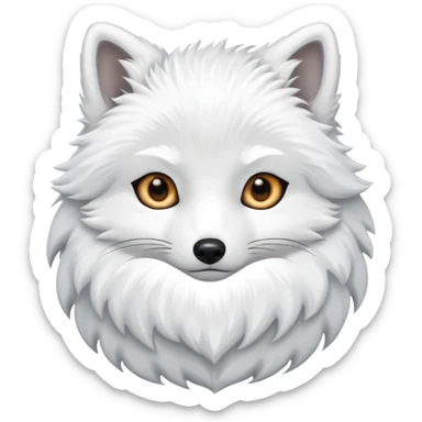 arctic fox sticker