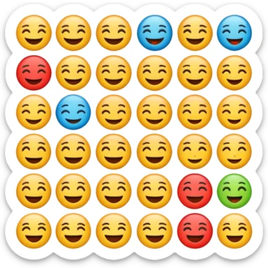 Random fun useful emojis sticker