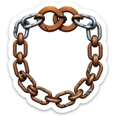 Chains broken  sticker
