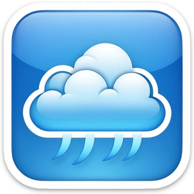 sunny weather sticker