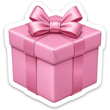 pink present sticker