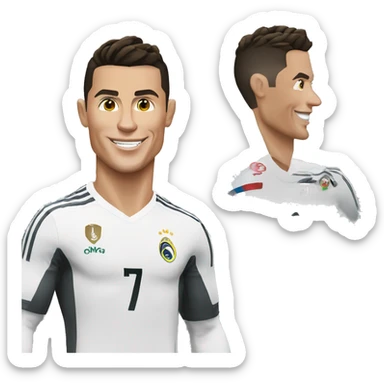 Cristiano Ronaldo acaba de meter una chilena impresionante  sticker