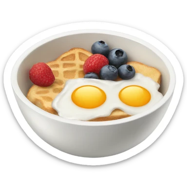 breakfast bowl sticker