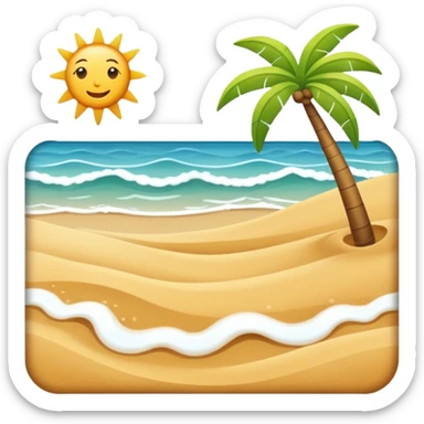 Beach sticker