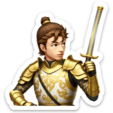 Golden Samurai sticker