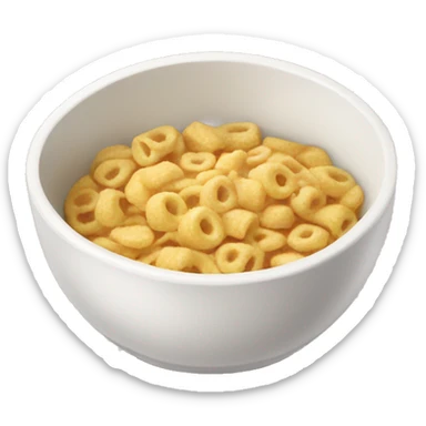 cereal bowl sticker