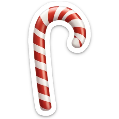 candy cane sticker