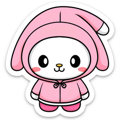 my melody cute sticker