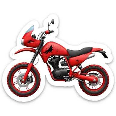 Rouling moto cross sticker