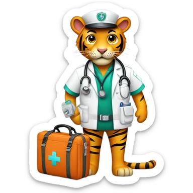 Paramedic tiger sticker