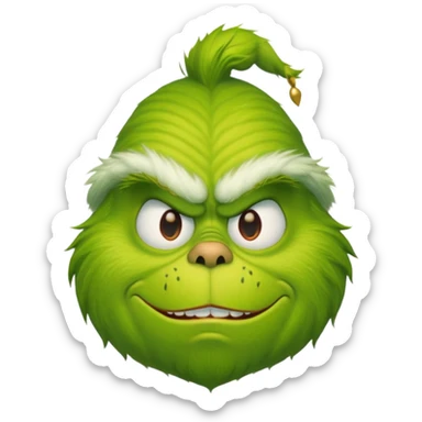 the grinch sticker