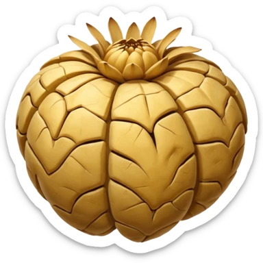  Jerusalem artichoke. 
Sunchoke:
Appearance: The tubers look similar to ginger root but have a crunchy texture similar to a potato. sticker