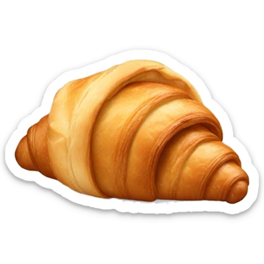 croissant eating croissant sticker