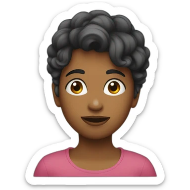 bisou garçon fille sticker