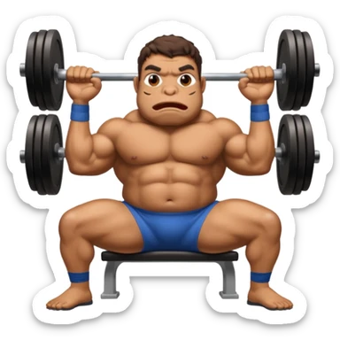 bufo benching 200 kgs sticker