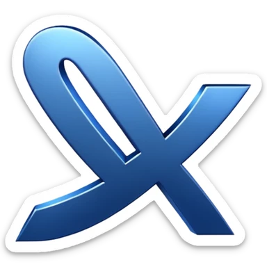 shiny dark blue checkmark with raised hands in the background sticker